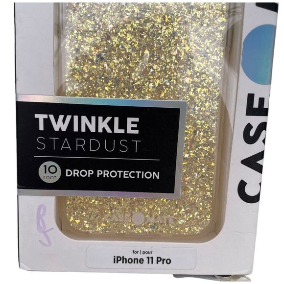 Case Mate Twinkle Series Case for Apple iPhone 11 Pro Stardust Clear Sparkly - Picture 4 of 6